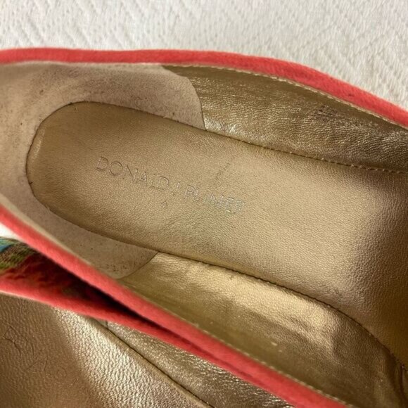 Donald J. Pliner Pizasp Southwestern Beaded Espadrille Slip On Shoes 8.5 Beach - Picture 6 of 14